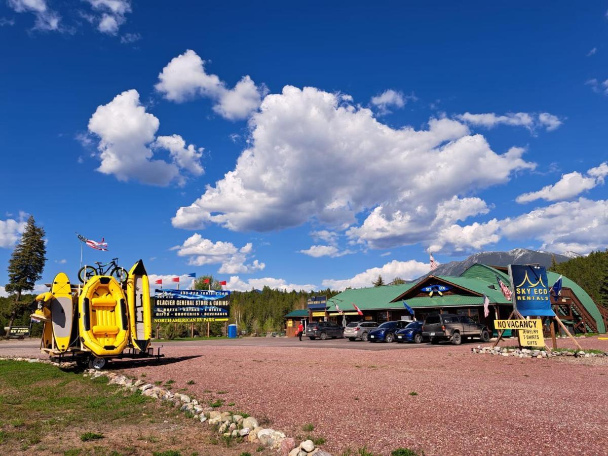 Sky Eco - Glacier General Store And Cabins Coram 외부 사진
